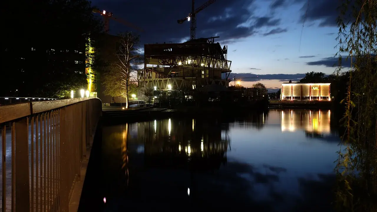 Heilbronn Stadtansicht am Neckar
