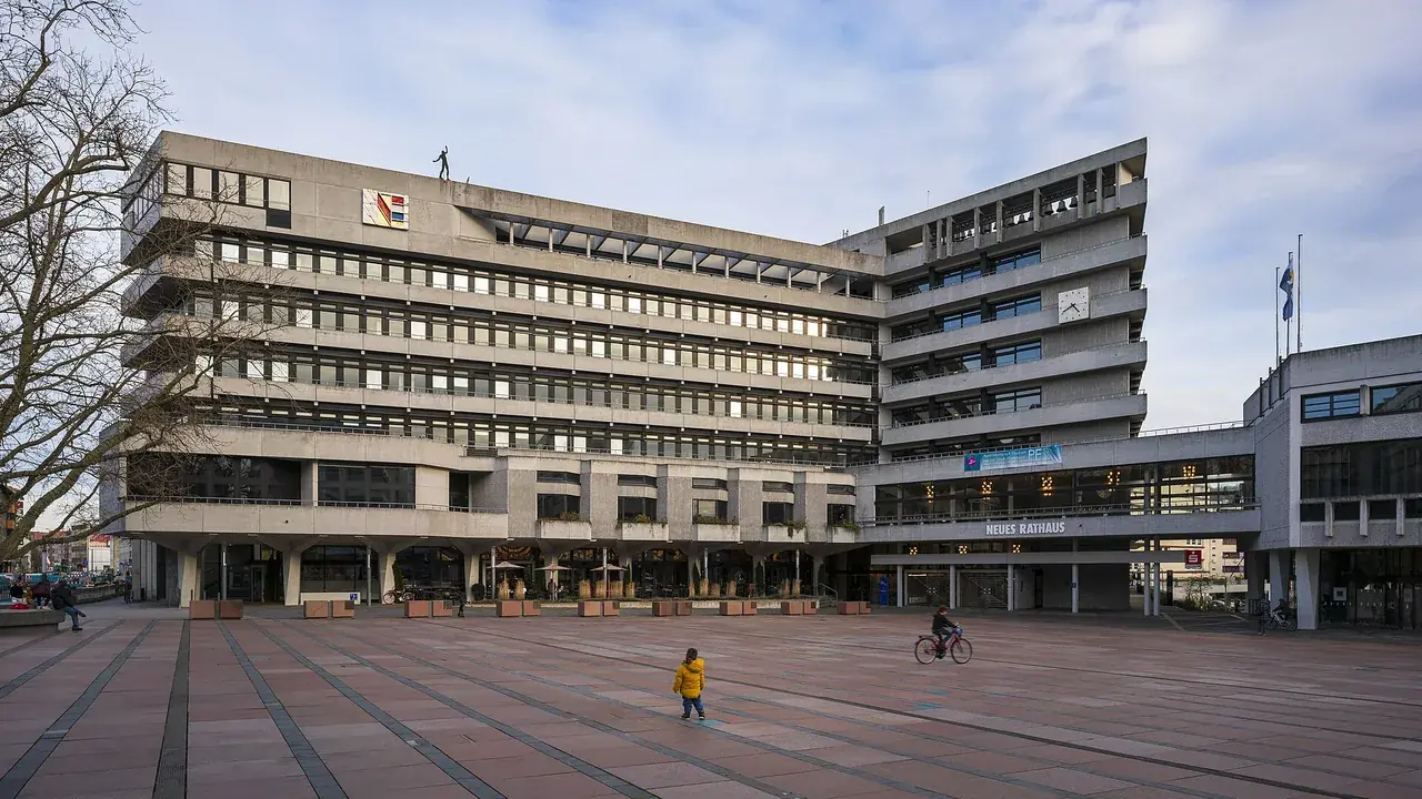 Pforzheim Marktplatz und Innenstadt