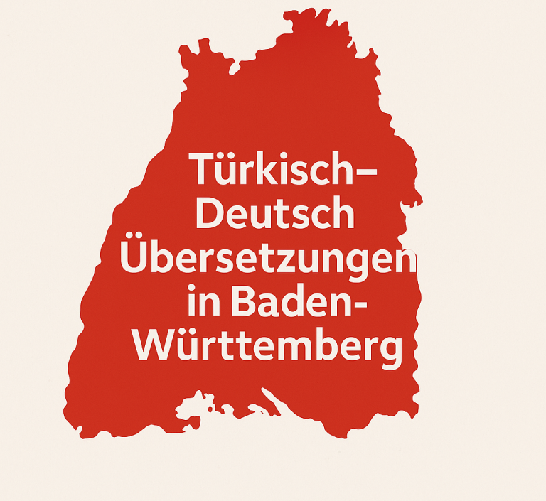 Türkisch–Deutsch Dolmetschdienst in allen Regionen Baden-Württembergs