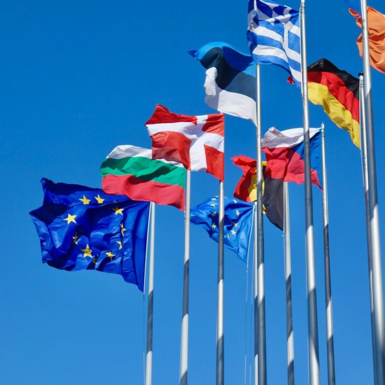 EU- und Nationalflaggen – Offizielle Übersetzungen und Dolmetschdienste für internationale Kommunikation