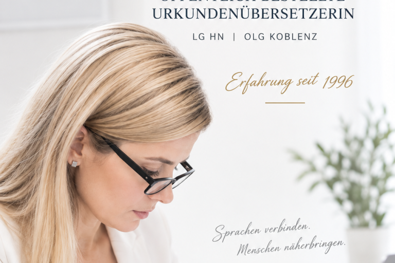 Gruppe von vier Personen in einem modernen Büro, die an Computern arbeiten und lächeln.
