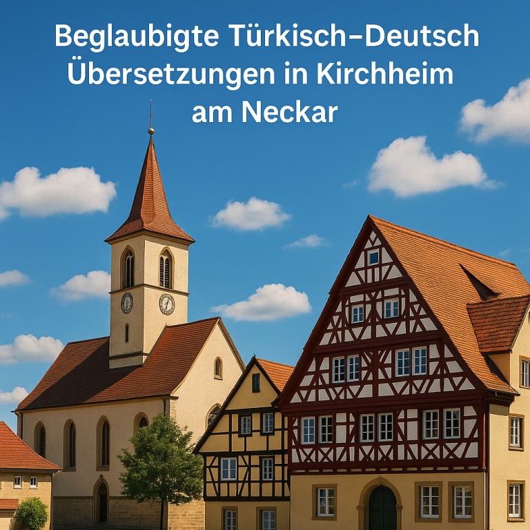Beeidigte Übersetzerin Bozkurt Babur – Standortnähe Kirchheim am Neckar
