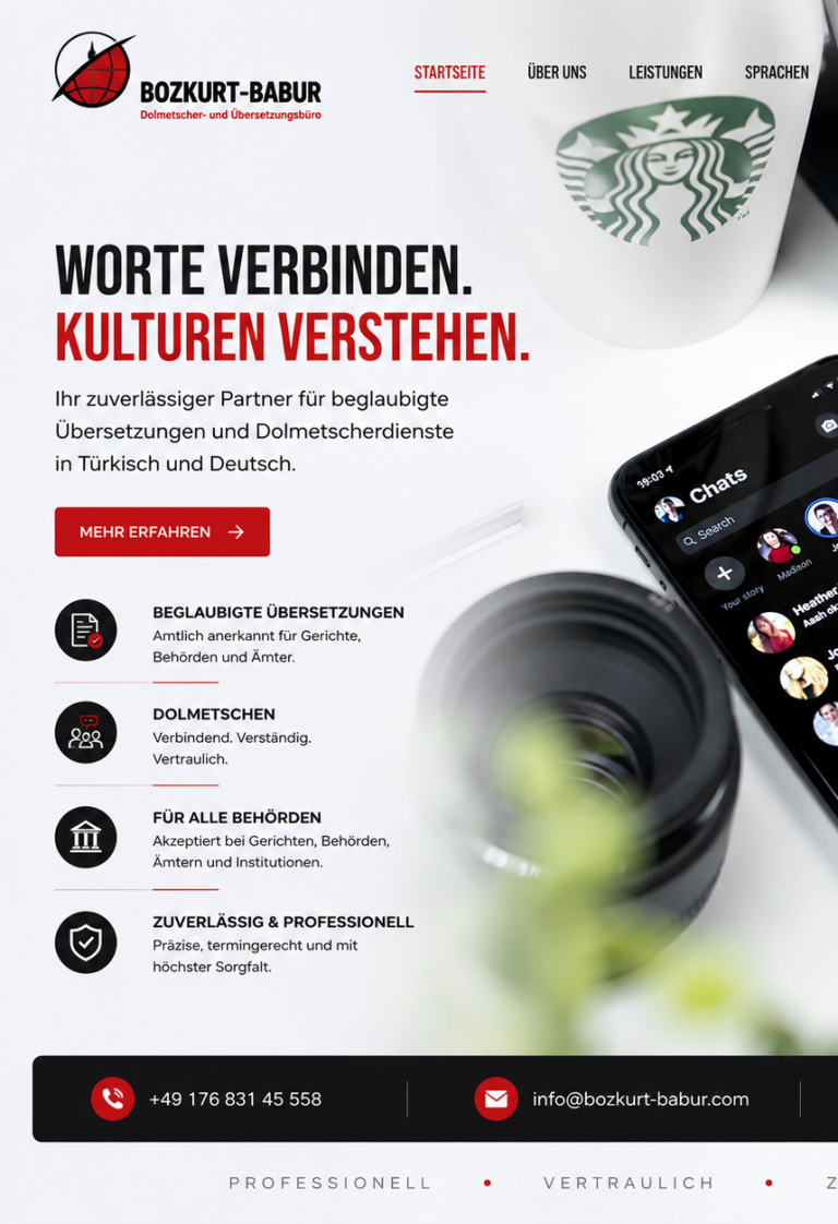 Beglaubigte Übersetzung von Urkunden, Urteilen, Registerauszügen und Verträgen
